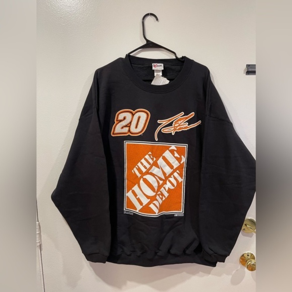 Chase Authentics Tony Stewart 20 Nascar Longsleeve Sweater Size 2Xl Home Depot